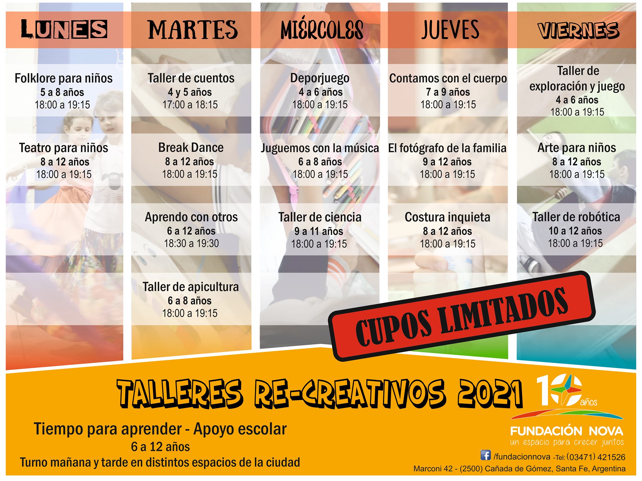 TALLERES RE-CREATIVOS 2021